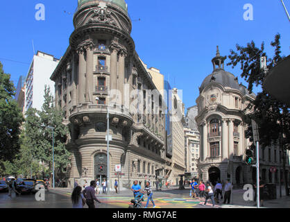 Chile, Santiago, Bolsa de Comercio, Club de La Union, Stockfoto