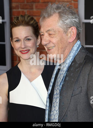 Jun 10, 2015 - London, England, UK-'Mr Holmes'-UK Premiere, Kensington Odeon, Kensington High Street - Roter Teppich Ankünfte Foto zeigt: Laura Linn Stockfoto