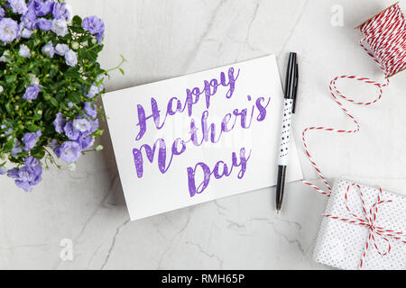 Happy Mother's Day Postkarte Stockfoto