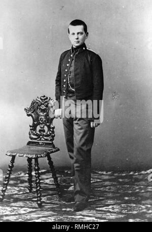 Portrait von Großfürst Wladimir Alexandrowitsch von Russland (1847-1909). Albumin Photo Stockfoto