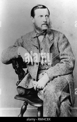 Portrait von Großfürst Constantin Nikolaevich von Russland (1827-1892). Albumin Photo Stockfoto