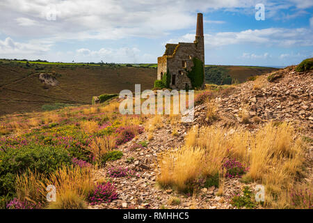 Tywarnhalye Motor Haus in der Nähe von porthtowan in Cornwall. Stockfoto