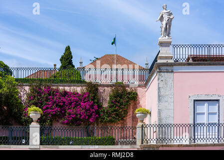 National Palast von Belem, ist die offizielle Residenz des Präsidenten der Republik Portugal in Lissabon, Portugal Stockfoto
