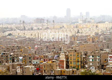 Luftaufnahme von Gebäuden im Wohn- Kairo Stockfoto