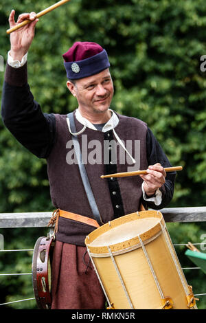 Colchester wartet Schalmei Band Stockfoto