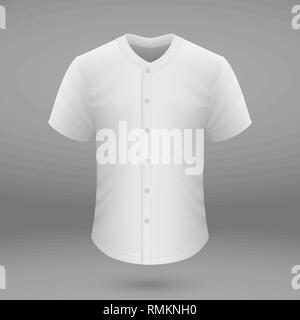 Shirt Vorlage für Baseball Jersey. Vector Illustration Stock Vektor