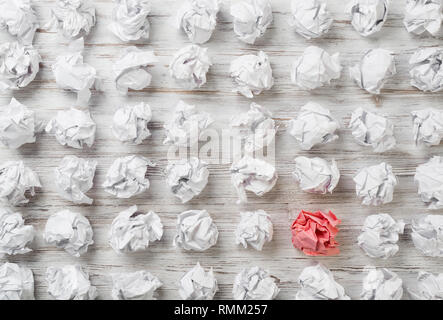 Auf der Suche nach Inspiration und Kreativität Stockfoto