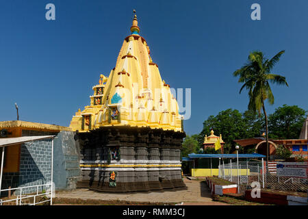 Alte Kanakeshwar Tempel des Gottes Shiva Hindu Tempel in alibag Maharashtra Indien Stockfoto