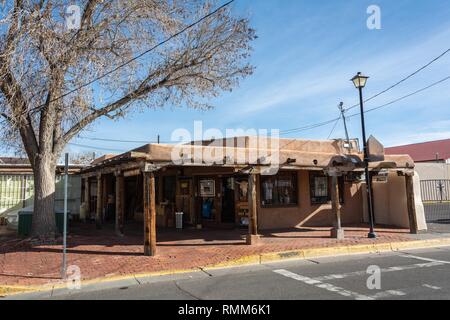 Albuquerque, New Mexico, Vereinigte Staaten von Amerika - 3. Januar 2017. Außenansicht des American International Rattlesnake Museum in Albuquerque, New Mexico. Stockfoto