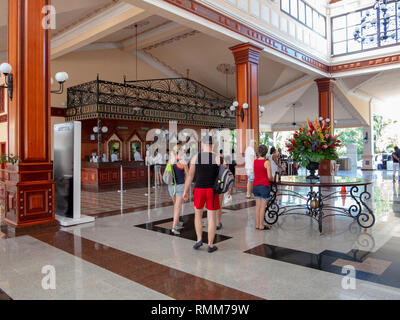 Ocho Rios Jamaika-1 Februar 2019: Lobby der großen Caribbean Resort Hotel Stockfoto