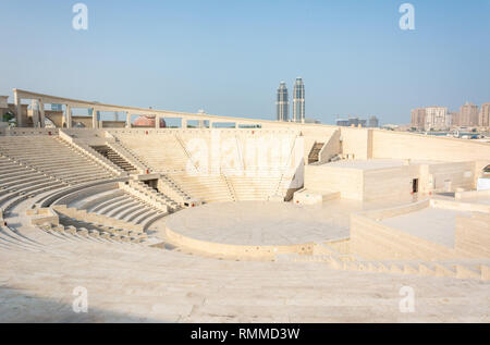 Doha, Katar - 7. November 2016. Im Amphitheater von Katara Cultural Village in Doha, Katar. Stockfoto