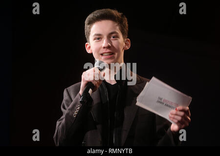 Die Jimmy Auszeichnungen Reunion Party im National Geographic Begegnungszentrum. Mit: Andreas Barth Feldman Wo: New York, New York, United States Wenn: 14 Jan 2019 Credit: Joseph Marzullo/WENN.com Stockfoto