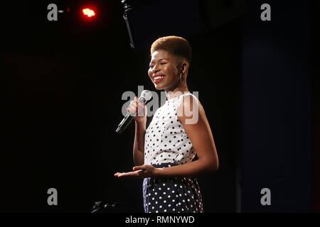 Die Jimmy Auszeichnungen Reunion Party im National Geographic Begegnungszentrum. Mit: Marla Louissaint Wo: New York, New York, United States Wenn: 14 Jan 2019 Credit: Joseph Marzullo/WENN.com Stockfoto