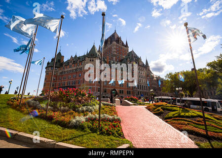 Chateau Fontenac in Québec, Kanada Stockfoto