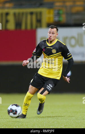 KERKRADE, Niederlande, 15-02-2019, Fußball, Niederländische Keuken Kampioen Divisie, Roda JC-SC Cambuur, Limburg Stadion, Saison 2018-2019, Roda JC Kerkrade Spieler Mario Engels Stockfoto