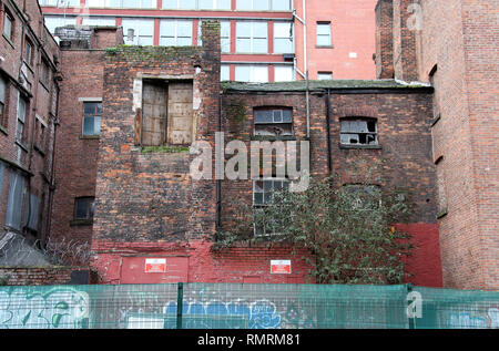 Heruntergekommenes Hotel im nördlichen Viertel von Manchester Stockfoto