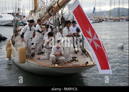 Mondstrahl IV in der Voiles de Saint Tropez Stockfoto