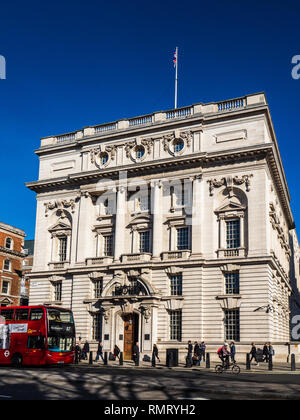 55 Whitehall London - UK Department for International Trade Offices in Whitehall Central London. Erbaut 1910. Klasse II aufgeführt. Stockfoto