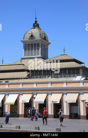 Chile, Santiago, Mercado Central, Markt, Stockfoto