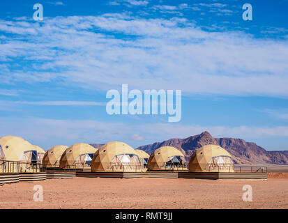 Sun City Camp, Wadi Rum, Aqaba Governorate, Jordanien Stockfoto