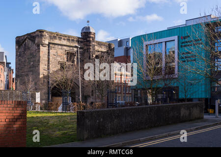 De Montfort University, Recht und Business School neben dem Magazin Gateway Stockfoto