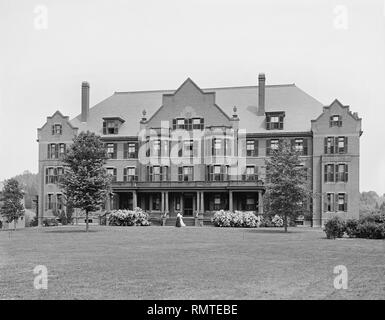 Wilder Hall, Mount Holyoke College, South Hadley, Massachusetts, USA, Detroit Publishing Company, 1900 Stockfoto