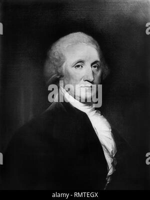 George Washington (1732-99), erster Präsident der Vereinigten Staaten, Foto: John trumbell Porträt an der Yale School of Fine Arts, Detroit Publishing Company, 1900 Stockfoto