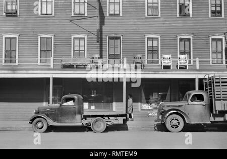 Hotel, Aberdeen, South Dakota, USA, John Vachon, Farm Security Administration, November 1940 Stockfoto