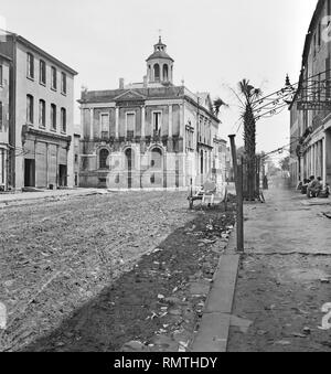 Ruinen aus dem amerikanischen Bürgerkrieg, Post, Charleston, South Carolina, USA, 1865 Stockfoto