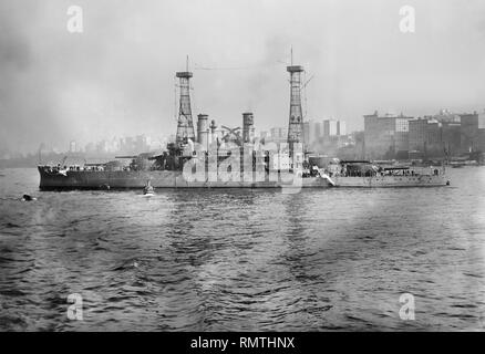 USS South Carolina, Bain Aktuelles Service, 1910 Stockfoto