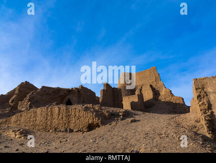 Alte osmanische fort, nördlichen Staat, Al-Khandaq, Sudan Stockfoto