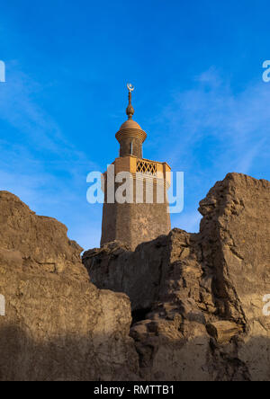 Al-Hassanab Moschee, nördlichen Staat, Al-Khandaq, Sudan Stockfoto