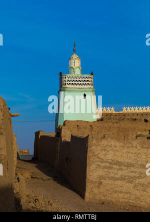 Al-Khatibiya Moschee, nördlichen Staat, Al-Khandaq, Sudan Stockfoto