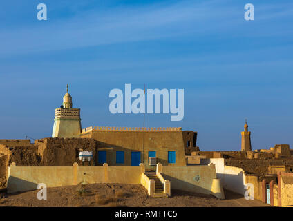 Blick auf das Dorf, nördlichen Staat, Al-Khandaq, Sudan Stockfoto