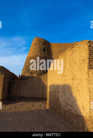 Alte osmanische fort, nördlichen Staat, Al-Khandaq, Sudan Stockfoto