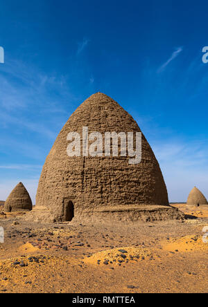 Bienenstock Gräber, Nubien, Old Dongola, Sudan Stockfoto