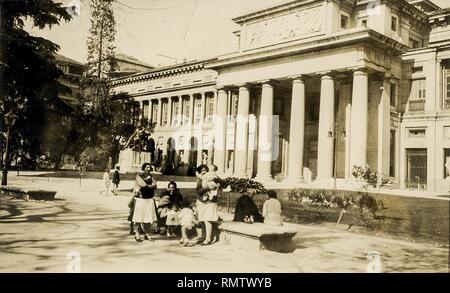 Madrid. Museo del Prado, fachada Norte. Autor: VILLANUEVA, JUAN DE. Stockfoto