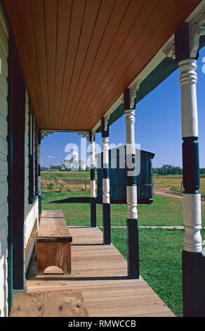 Die yurko Haus, ukrainische Kultur Zentrum, Alberta, Kanada Stockfoto