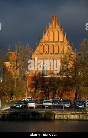 Ehemaliges dominikanisches St. Mary's Church, jetzt Kunst galerie Galeria EL in der Altstadt von Elbing, Polen. 12. Februar 2019 © wojciech Strozyk/Alamy Stock Phot Stockfoto