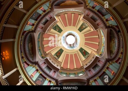 Das alte Gerichtsgebäude in der Innenstadt von St. Louis Missouri. Stockfoto