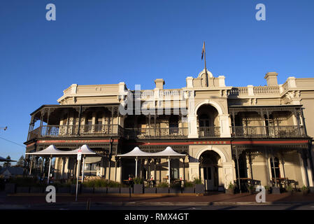 Das ramsgate Historische Hotel auf der Seaview Road in Adelaide, Australien Stockfoto