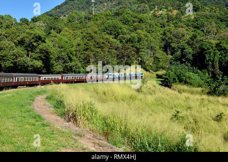 Kuranda Scenic Train-Fahrt, Australien Stockfoto