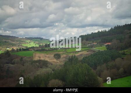 Aussicht vom Fenster Stockfoto