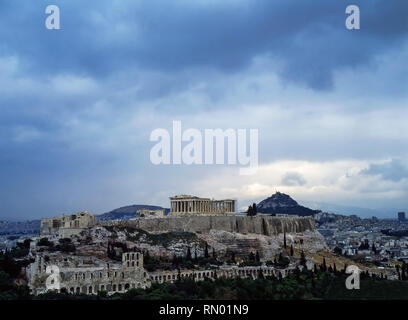 Akropolis in Athen, Griechenland Stockfoto