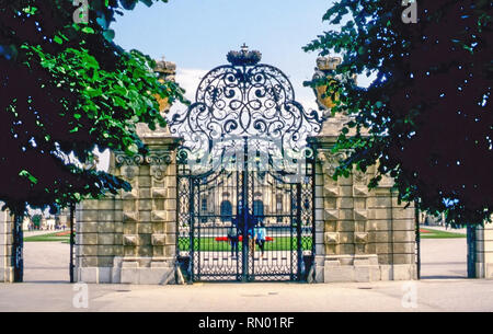 Ornamental Gates im Schloss Belvedere, Wien Stockfoto