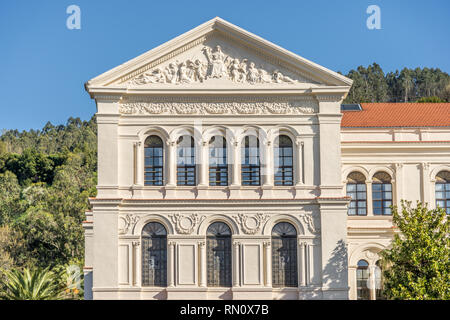 Bilbao, Baskenland, Spanien. März 26, 2017. Frontspiece der Universität von Deusto zentralen Gebäude (La literaria), entworfen vom Architekten Francisco de Stockfoto