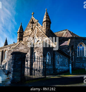 Kirche der Heiligen Familie, Kildare Street, St Joseph's Road, Stoneybatter, innere Dublin, Irland, ehemaligen Viehmarkt. Stockfoto