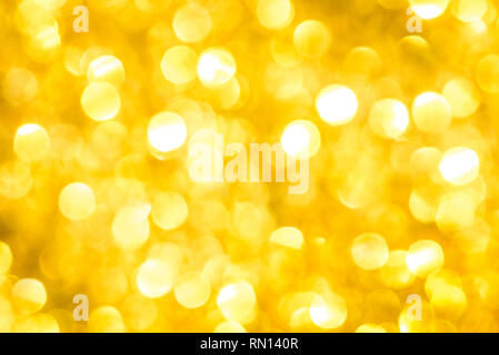 Abstrakte goldenen Hintergrund mit biautiful Bokeh Stockfoto