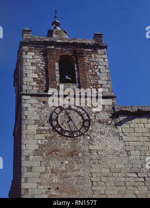 Exterieur - TORRE CAMPANARIO. Lage: Iglesia de San Mateo. Spanien. Stockfoto