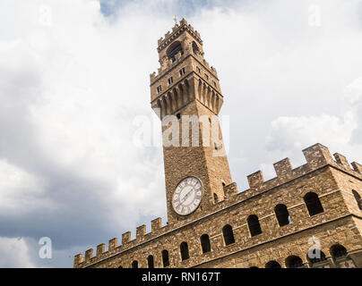 Palazzo Vecchio in Florenz. Italien Stockfoto